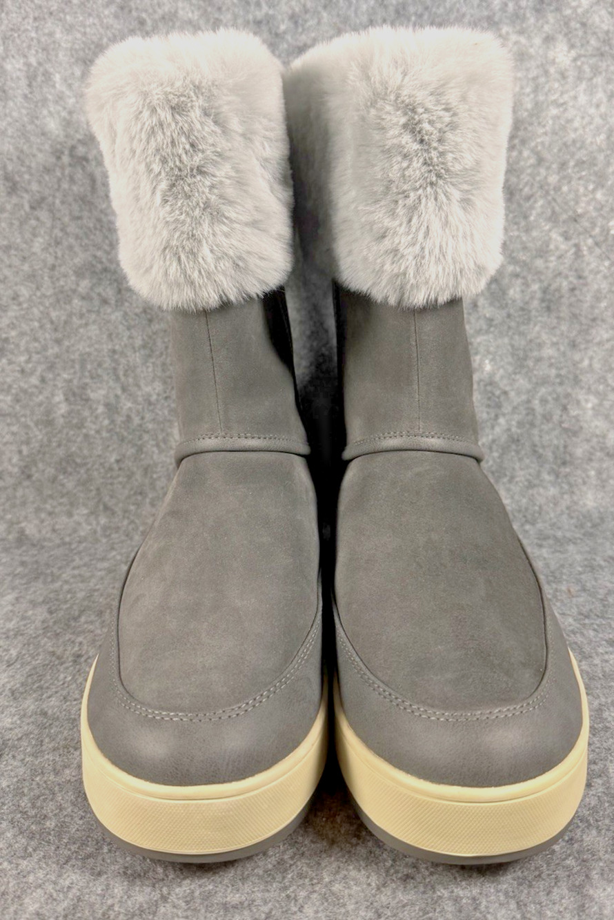 Koolaburra UGG Tynlee Gray Boots Waterproof Suede Womens Size 9